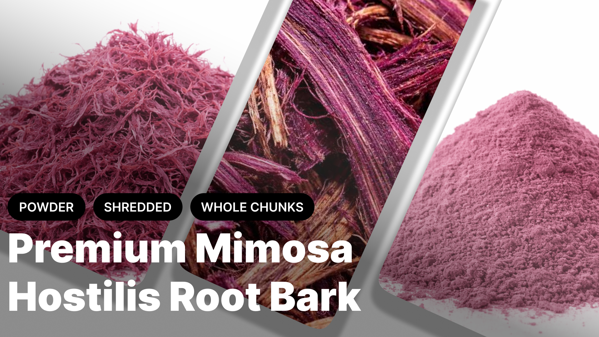 Mimosa Hostilis root bark premium botanical ingredient for wholesale supply